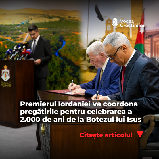 Oficiali iordanieni au semnat, la 12 august 2026, patru acorduri pentru proiecte în valoare totală de 120 de milioane de dolari, destinate dezvoltării terenurilor din jurul locului Botezului lui Isus Hristos (Al-Maghtas).